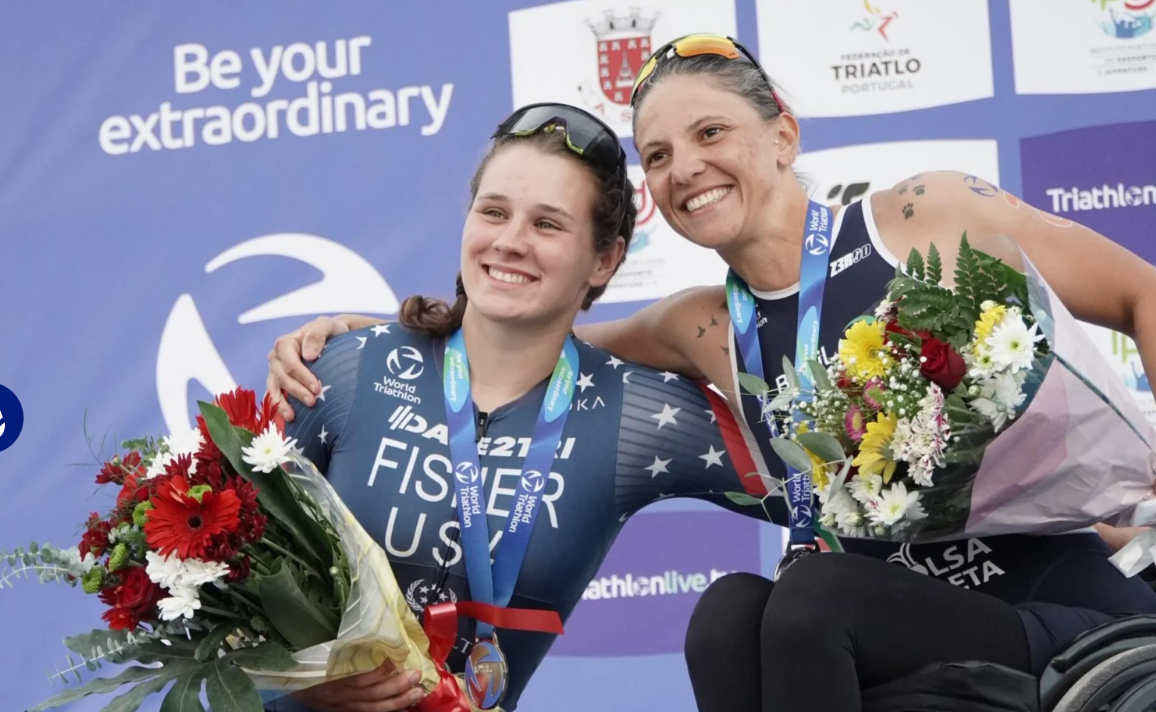 Paulista Jéssica Ferreira conquista ouro na Copa do Mundo de triatlo em Portuga